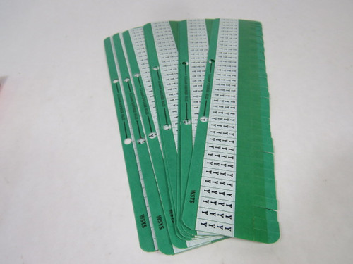 Thomas & Betts Y Green E-Z-Code Wire Markers Lot of 10 ! NEW !