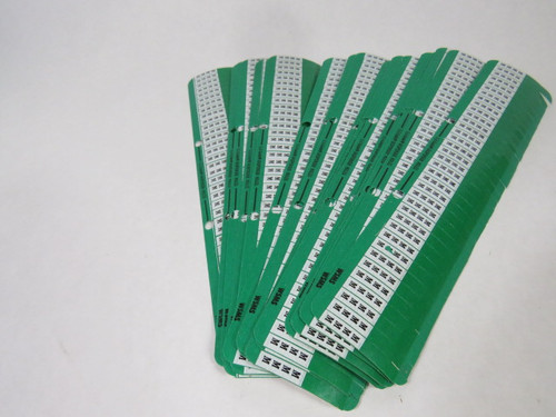 Thomas & Betts M Green E-Z-Code Wire Markers 25-Pack ! NEW !