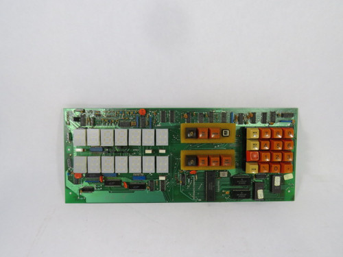 Microflex 4218 Control Board w/ Keypad *Missing Keys* USED