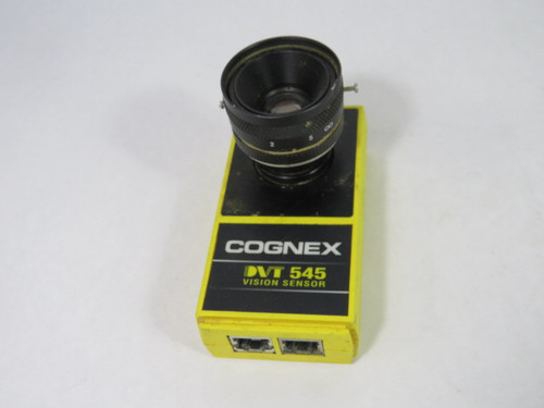 DVT Cognex DVT545 620-1004 High Speed Vision Sensor *Dented Lens* ! AS IS !