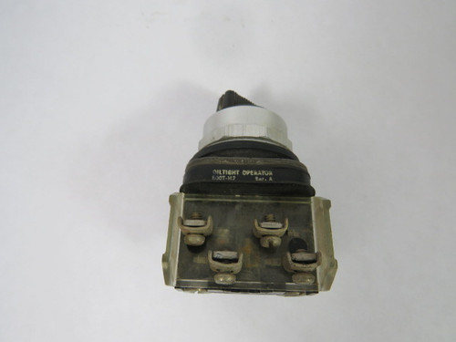 Allen-Bradley 800T-H2A Series A Selector Switch 1NO 1NC 2-Position USED