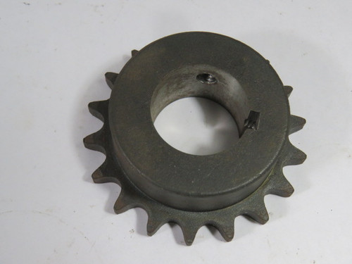 Martin 40B18 Sprocket 1-1/4" Bore 18 Teeth 40 Chain 1/2" Pitch USED