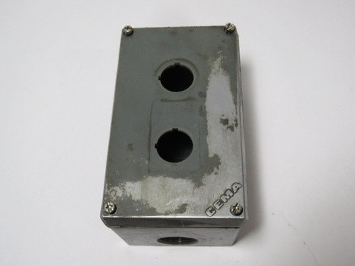 General Electric 080285E-S Cema Metal Push Button Enclosure USED