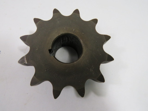 Martin 60BS12H-1 Sprocket 1" Bore 12 Teeth 60 Chain 3/4" Pitch USED