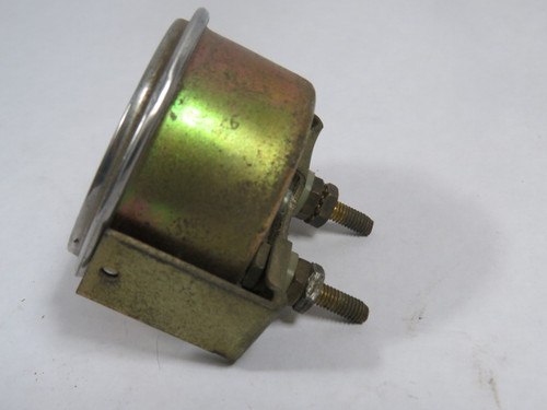 Stewart 1W8914 Rear Mount Ammeter Gauge 60+/- Range 2.1875" D USED