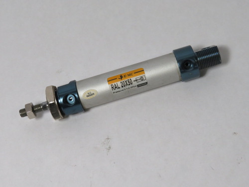 EMC RAL-20X50 Pneumatic Air Cylinder Press 0.1-0.9MPa USED