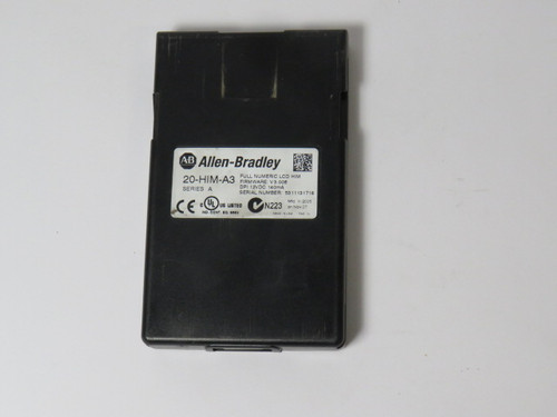 Allen-Bradley 20-HIM-A3 Full Numeric LCD Keypad Series A Firmware V3.006 USED