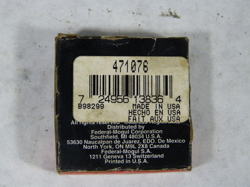 Federal/National 471076 Oil Bath Seal 1.031x1.575x0.312mm ! NEW !