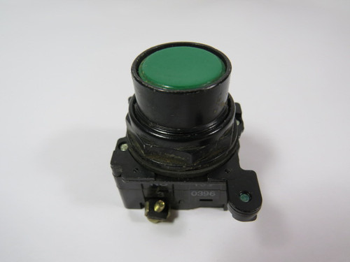 Cutler-Hammer E34PB3-53X Green Push Button 1NO USED