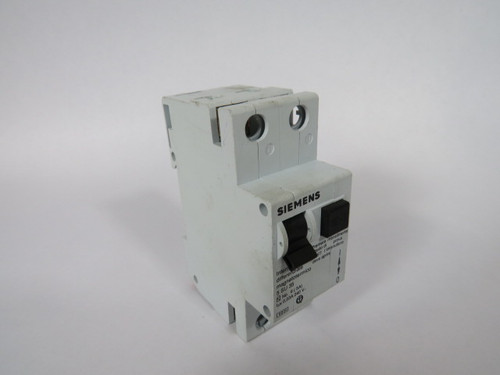 Siemens 5SU35 Circuit Breaker 240VAC 5A 2P USED