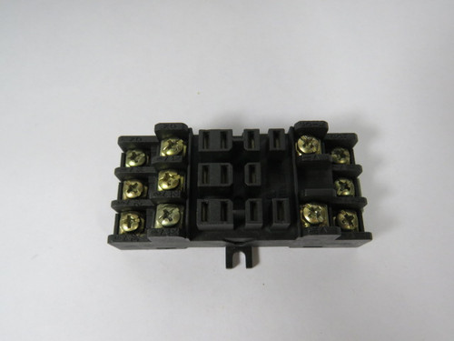 Finder 92.43 Relay Socket 10A 250V Black USED