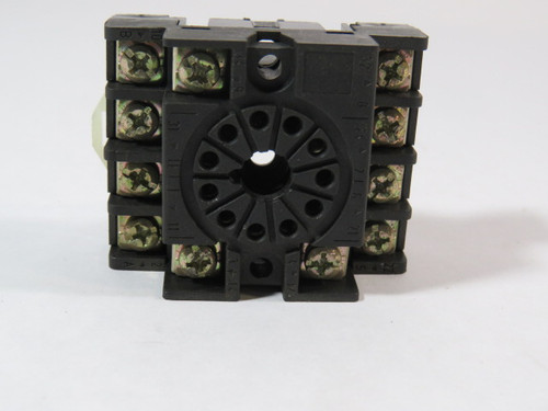 Electromatic ZVD11 Din Rail Mount Relay Socket 250VAC 10A 11 Pin USED