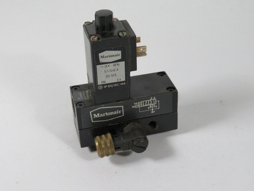 Martonair M/1741-E/152 Solenoid Valve Coil 24VAC 60Hz .7-.42A USED