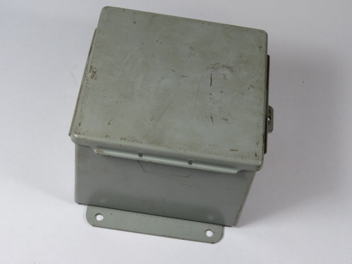 Hoffman A-606CH Panel Mounted Junction Box 6X6X4" USED