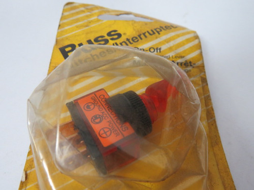 Bussmann CP/SDR Red Illuminated Duckbill Toggle Switch 20A 12V ! NEW !