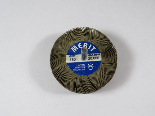 Merit 180-Grit Flap Wheel 20,000 MAX RPM USED