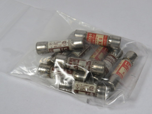 Limitron KTK-5 Fast Acting Fuse 5A 600V Lot of 10 USED