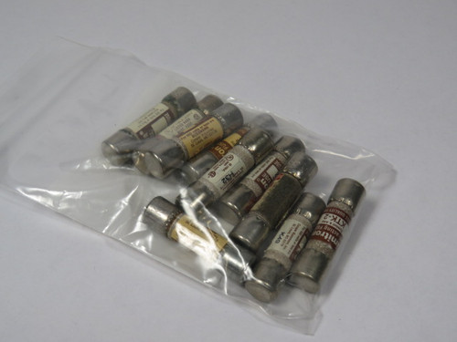 Limitron KTK-2 Fast Acting Fuse 2A 600V Lot of 10 USED