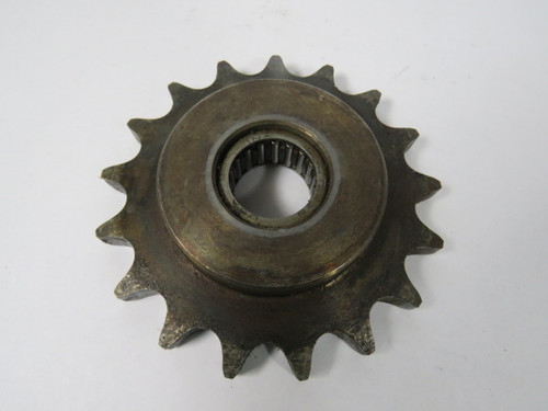 Browning HN60B17 Idler Chain Sprocket Assembly 1"ID 17T 60C 1.2188" 1"W USED