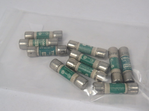 Tron FNQ-12 Time Delay Fuse 12A 500V Lot of 10 USED