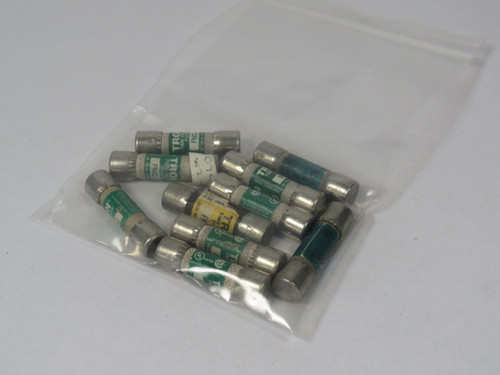 Tron FNQ-3 Time Delay Fuse 3A 500V Lot of 10 USED