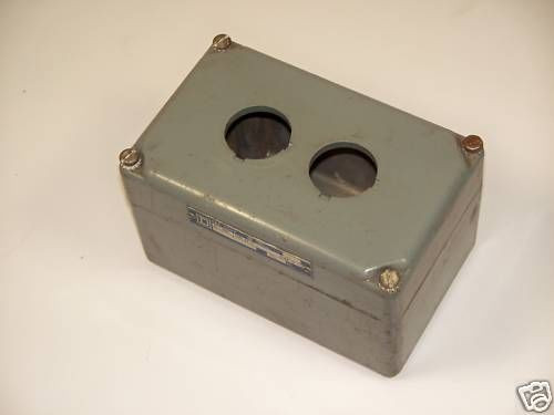 SQUARE D 9001-KY-2 Pushbutton Enclosure Unit USED