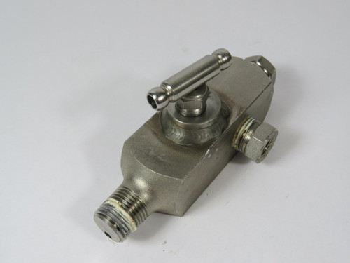 D/A MFG GPPG-G-LSS-F4M4-HP4 Multi-Port Pressure Transmitter Manifold USED