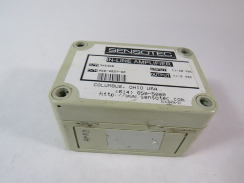Sensotech 060-6827-02 Universal In-Line Amplifier 11-28VDC USED