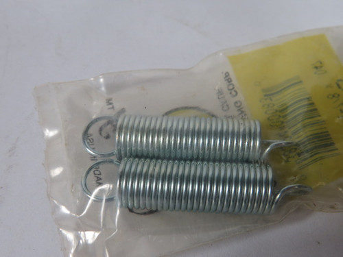 Century Spring C-83 Extension Spring 1-7/8" L 7/16" OD .047" WD 2-Pk ! NWB !