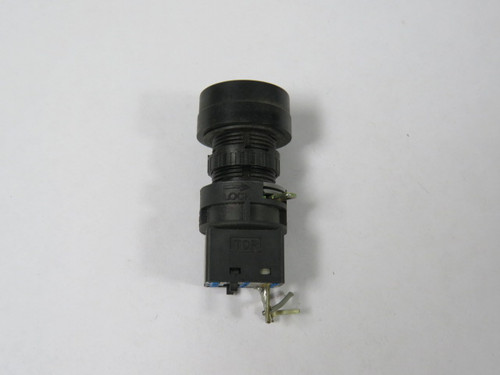 IDEC HA-C5-B Black Round Push Button 250VAC 30VDC 2A 20mm USED
