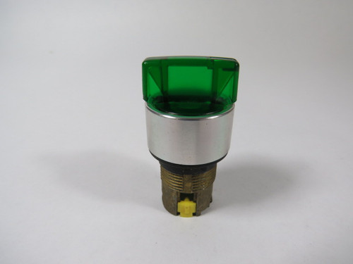 Allen-Bradley 800EM-LSR33 Green Illuminated Selector Switch 3-Position USED