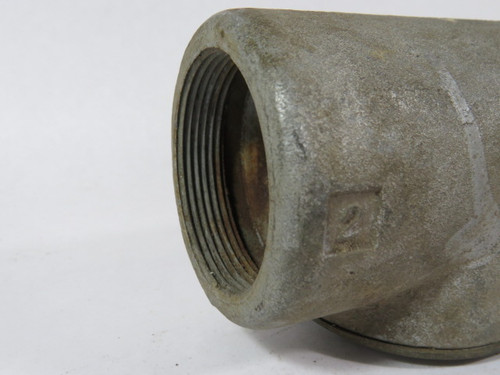 Crouse-Hinds LB67 Conduit Body w/ Cover 2" USED