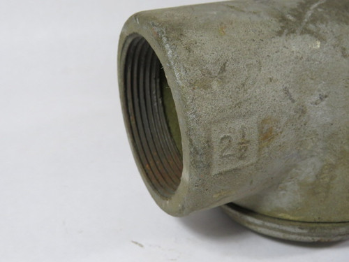 Crouse-Hinds LB777 Conduit Body 2-1/2" USED