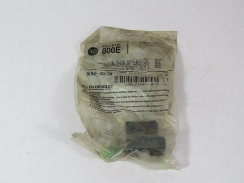 Allen-Bradley 800E-2DL5G Ser A Green LED Push Button Full Voltage Module ! NWB !