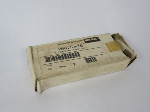 Parker D14211000 3-Way Roller Lever Spool Valve 150PSI ! NEW !