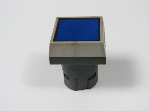 APT LA39-B2-DF/B Blue Square Push Button Operator Only USED