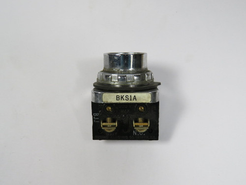 Furnas BKS1A Selector Switch 2-Position 1NC No Lever Operator USED