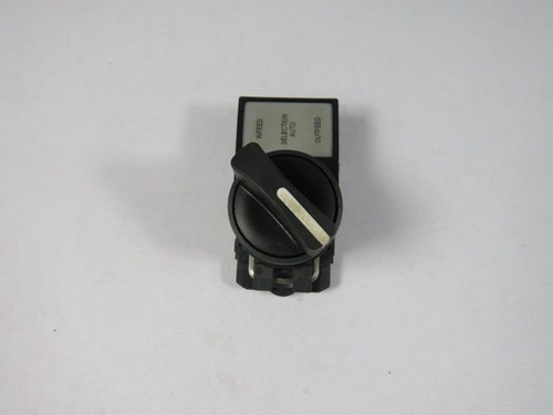 Schneider Electric ZB5-AD3 Selector Switch Operator 3-Position USED