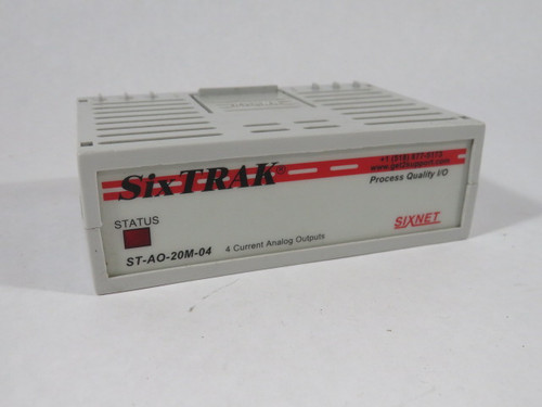 Sixnet ST-AO-20M-04 Module W/O Base 8-Inputs 30VDC @ 20mA USED