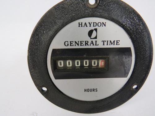 Haydon Model EN35 General Hour Counter 99999 Total 120V@60Hz 3.7W USED