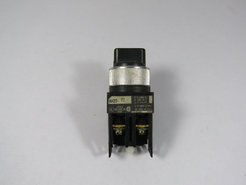 Fuji Electric AH22-P2B10 Selector Switch 1NO 2-Position USED