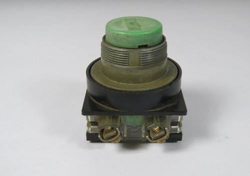 General Electric CR104PBG91G2 Green Extended Push Button 1NO/1NC USED