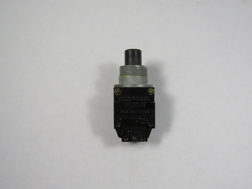 General Electric CR104A8102 Black Push Button 1NO/1NC USED