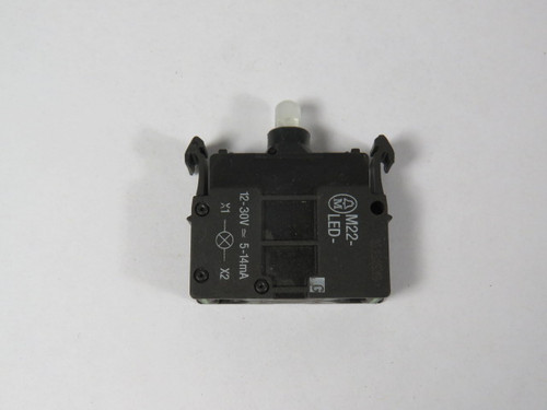 Moeller M22-LED-G Contact Block 12-30V 5-14mA USED