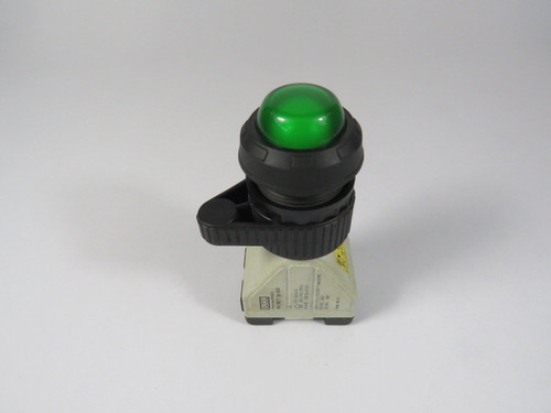 A.T.X. 98211-AUX Green Indicator Light 12VAC USED