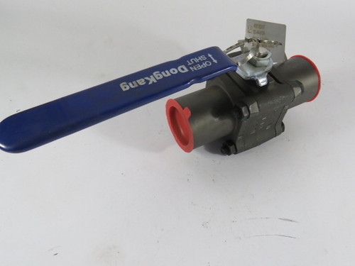 DongKang 03-AA-V124 Ball Valve 1.5" SA105N Class 800 PTFE 304 136.2 Bar ! NOP !