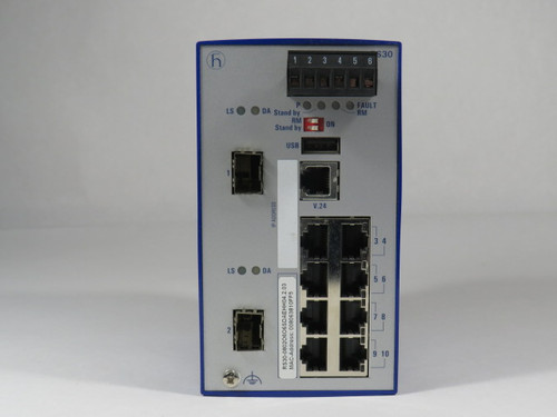 Hirschmann RS30 Ethernet Rail-Switch 9.6-60VDC 1.0-0.2A 18-30VAC 50/60Hz USED