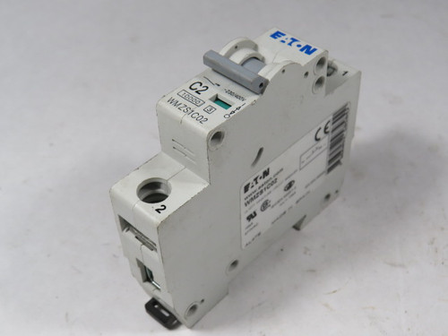 Eaton WMZS1C02 Miniature Circuit Breaker 2A 1-Pole 230/400V USED
