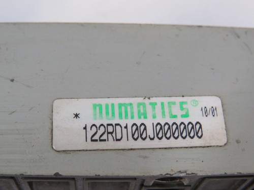 Numatics 122RD100J000000 Assembled Dual Regulator USED