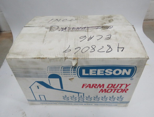 Leeson Farm Motor 2HP 1740rpm 115/208-230V JX182T TEFC 1Ph 24.8/13-12.4A ! NEW !
